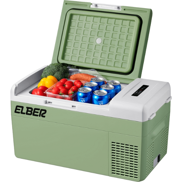 GELADEIRA PORTÁTIL ELBER BL20 NEW 20 LITROS 12/24V - VERDE